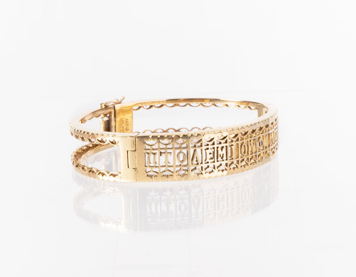 Bracciale, Anello e Orecchini in Oro Giallo