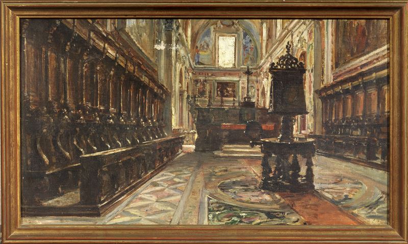 Domenico Battaglia - Interno di Chiesa