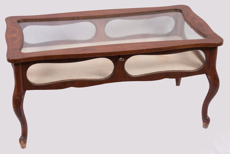 Tavolo Vetrina in Legno