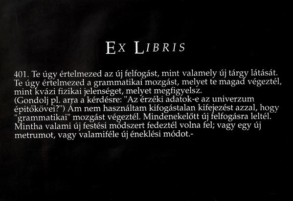 Joseph Kosuth - «Ex Libris - 401», «Ex Libris - 431» e «Ex Libris - 432»