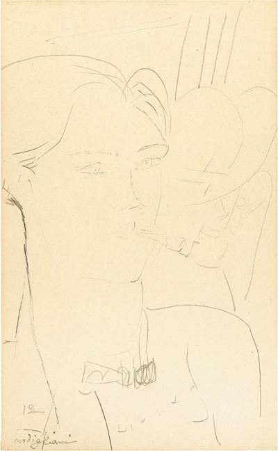 Le Peintre Diriks Et Une Femme