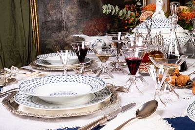 Servizio da Tavola in Porcellana Richard Ginori "museo Rete Blu"