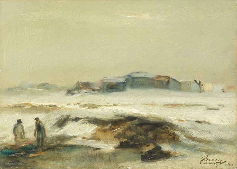 Maceo Casadei - Paesaggio Invernale
