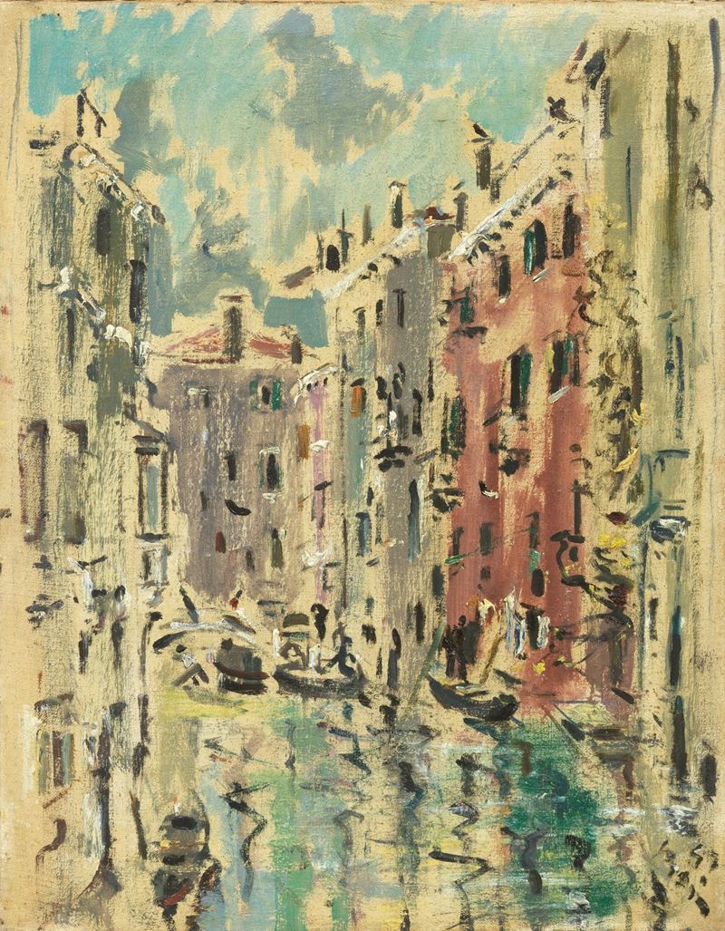 Filippo De Pisis - Rio a Santa Maria Formosa