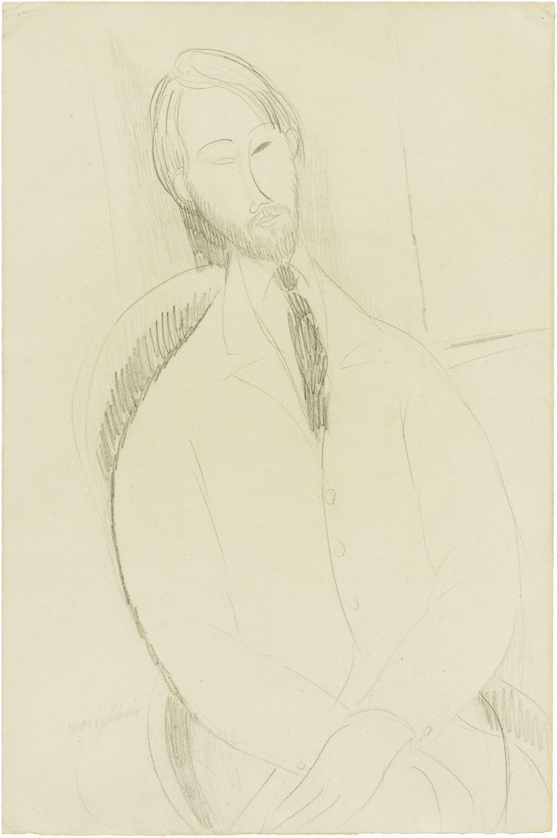Amedeo Modigliani - Ritratto di Léopold Zborowski