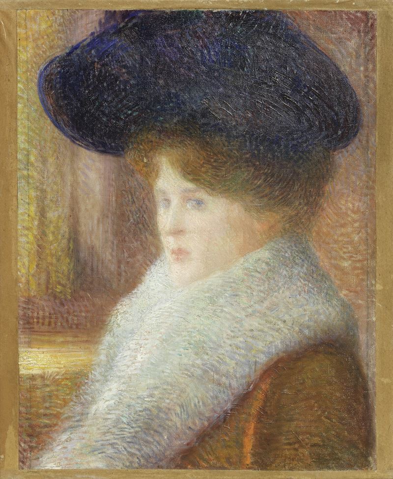Pietro Mengarini - Donna con Cappello