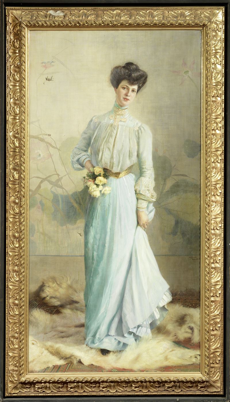 Carlo Ferrari - Ritratto di Signora