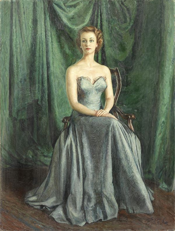 Paulo Ghiglia - Ritratto di giovane signora