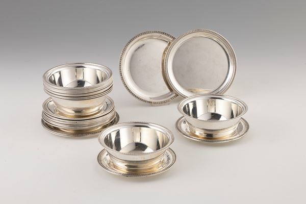 Ventotto oggetti in argento  - Asta L'Arte della Tavola - Casa d'aste Farsettiarte