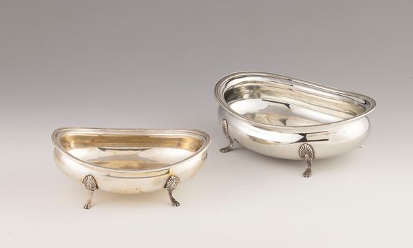 Due cestine in argento  - Asta L'Arte della Tavola - Casa d'aste Farsettiarte