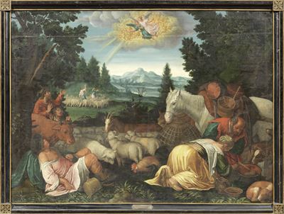 Paesaggio con Annuncio ai Pastori