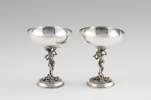 Due coppe in argento  - Asta L'Arte della Tavola - Casa d'aste Farsettiarte