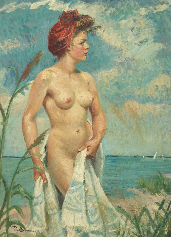 Ignoto del XX secolo : Nuvole d'estate  - Olio su faesite - Auction PARADE II - XIX and XX Century Paintings and Drawings - Casa d'aste Farsettiarte
