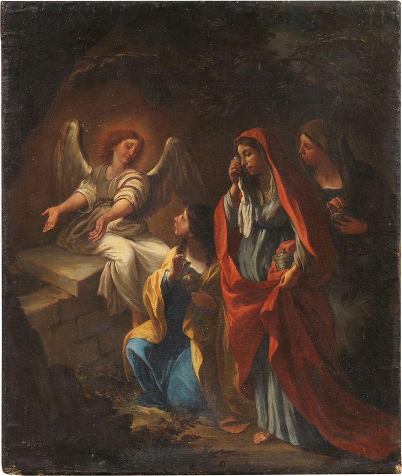 Scuola Francese Fine XVII Secolo - Le Pie Donne al Sepolcro