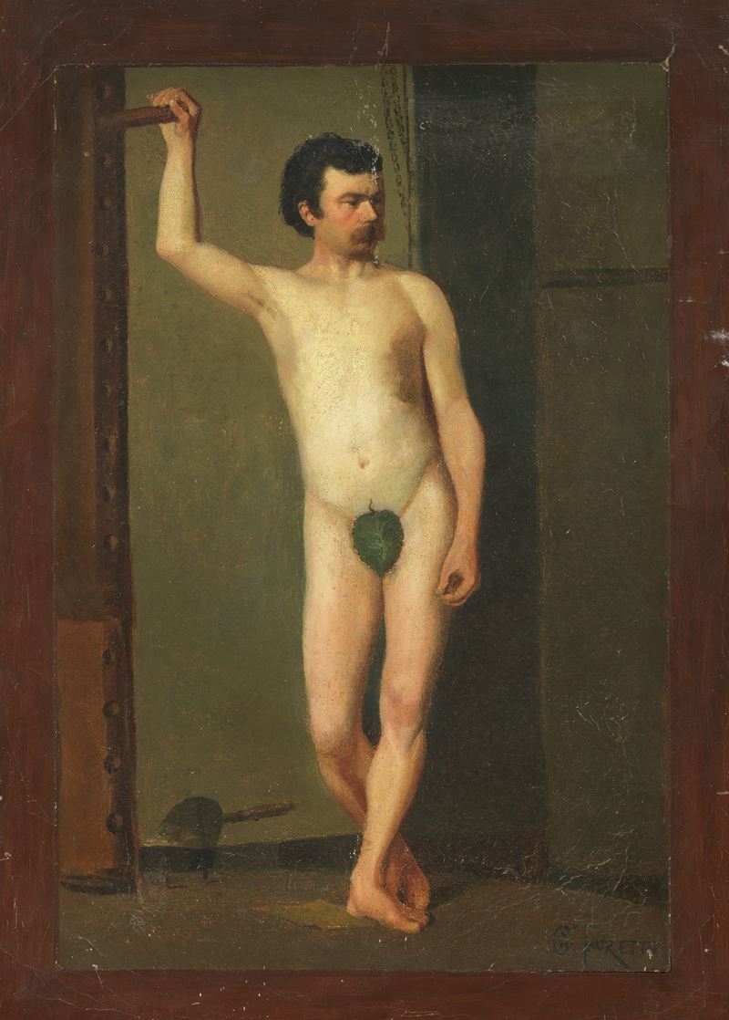 Ignoto del XIX Secolo - Nudo Maschile