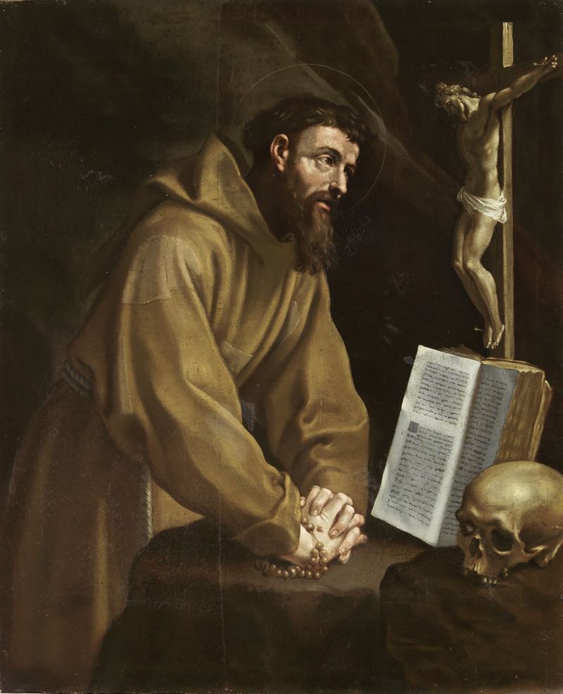 Scuola Napoletana del XVII Secolo - San Francesco