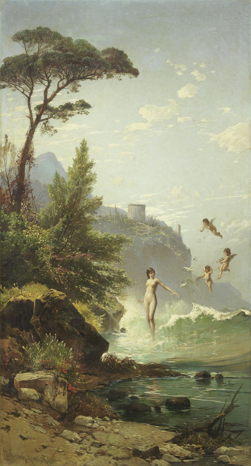 Herman David Salomon Corrodi - La Nascita di Venere