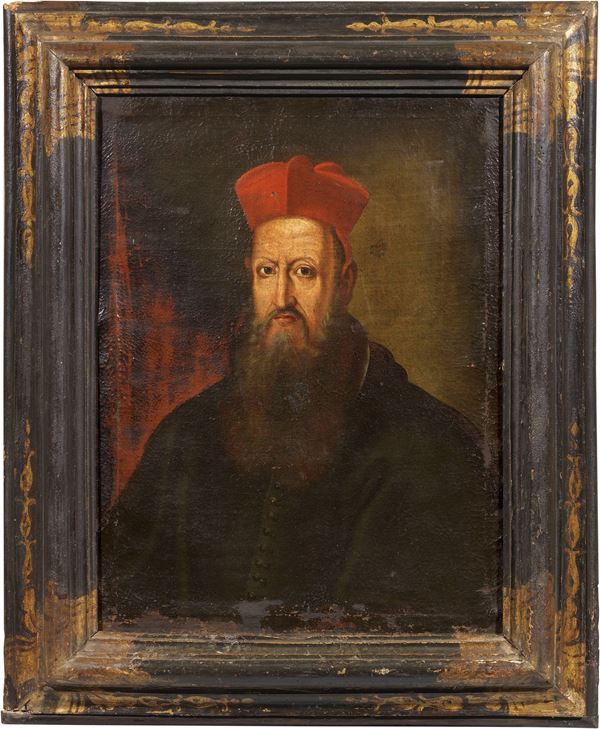 Scuola toscana del XVII secolo - Ritratto di cardinale