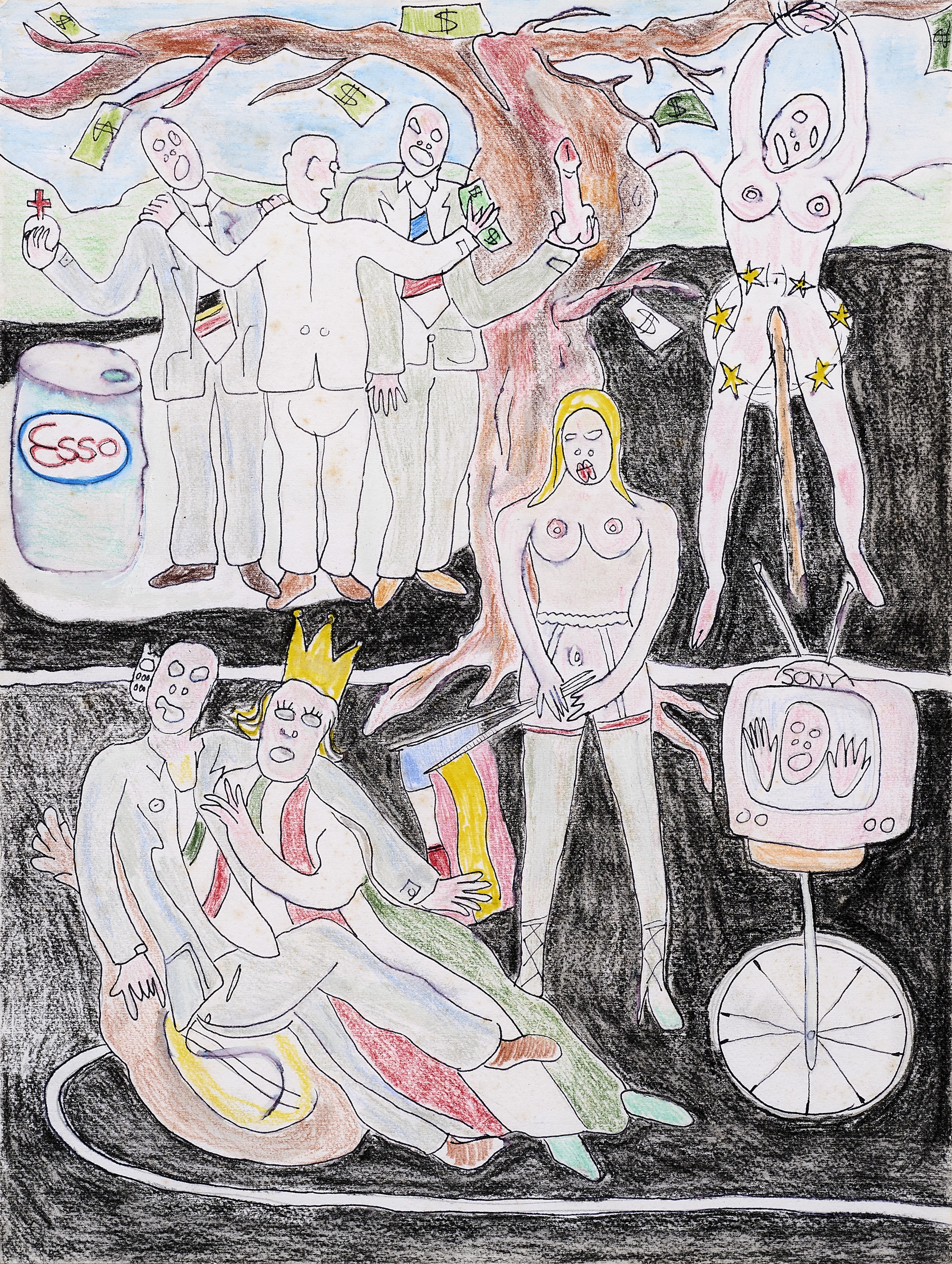 Maurizio Savini - Tre Opere «divano Europa, Gozo»