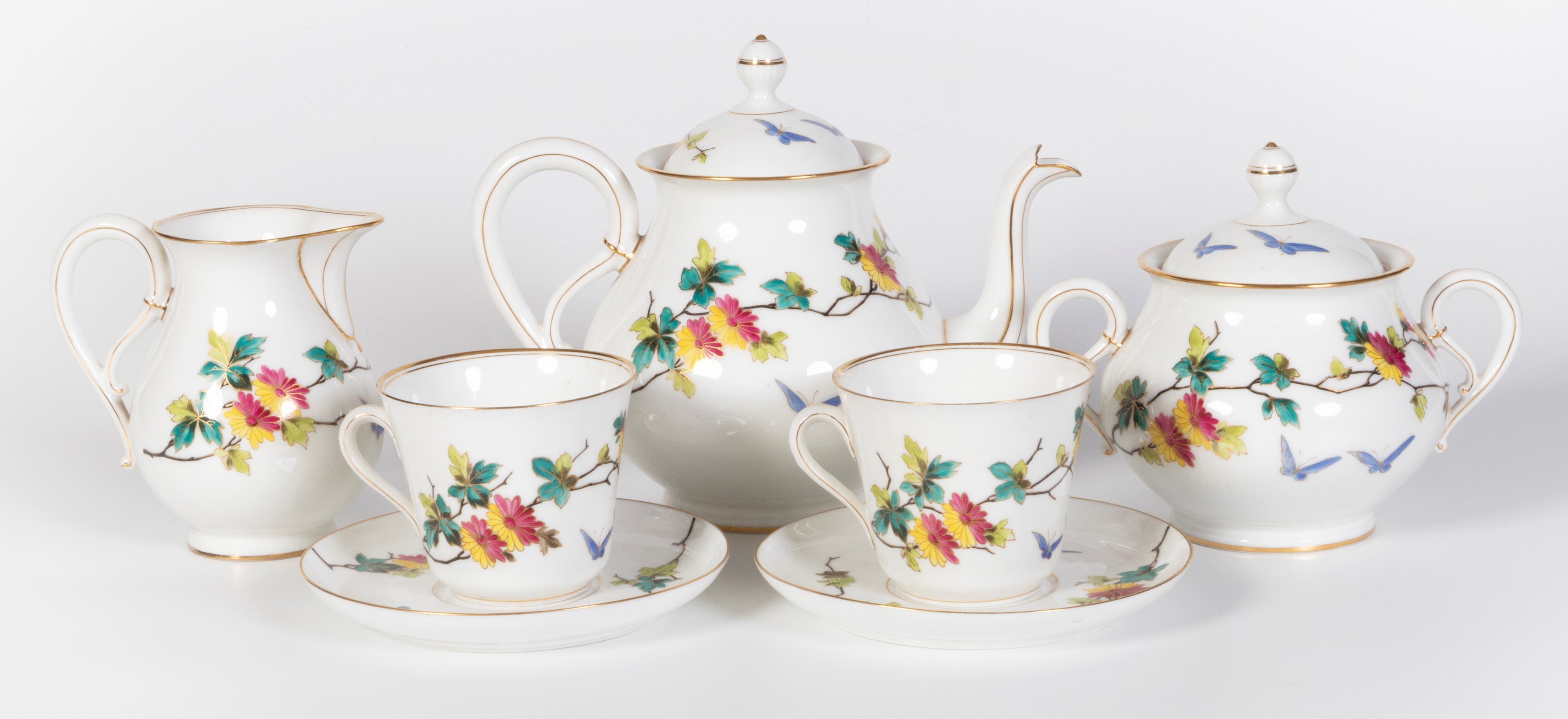 Elegante Servizio da Tè in Porcellana Richard Ginori