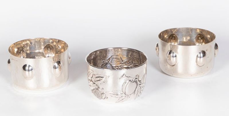 Tre Ciotole in Argento Brandimarte