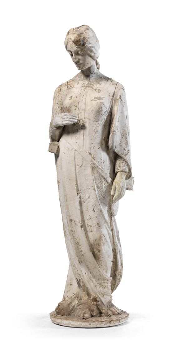Ignoto scultore seconda met&#224; XIX secolo - Figura muliebre