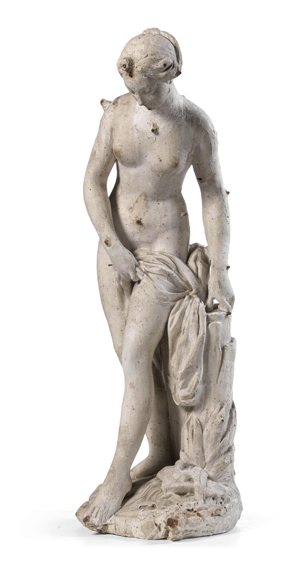 Ignoto scultore del XIX secolo - Nudo femminile alla fonte