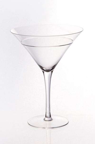 Otto Calici da Cocktail in Cristallo Trasparente