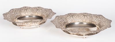 Coppia di Cestine in Silver Plated