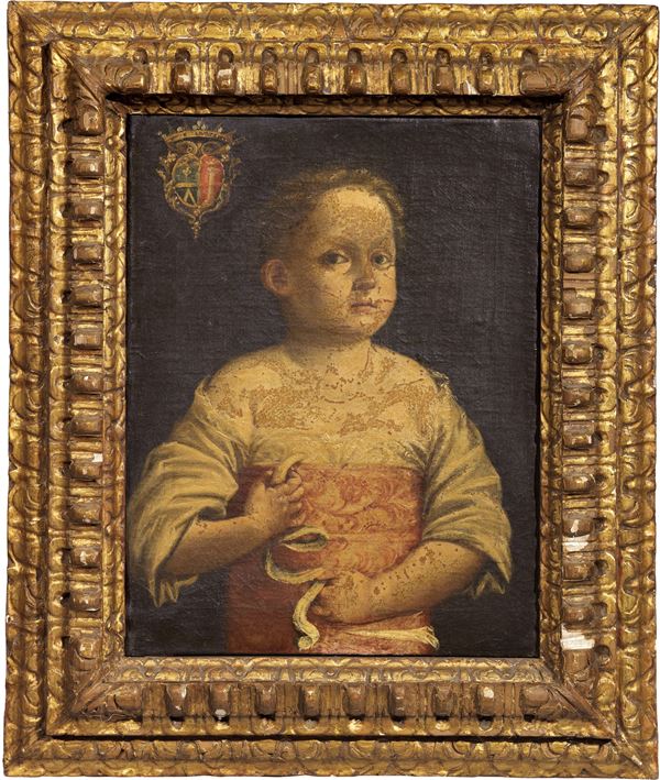 Scuola emiliana del XVII secolo - Ritratto di bambino