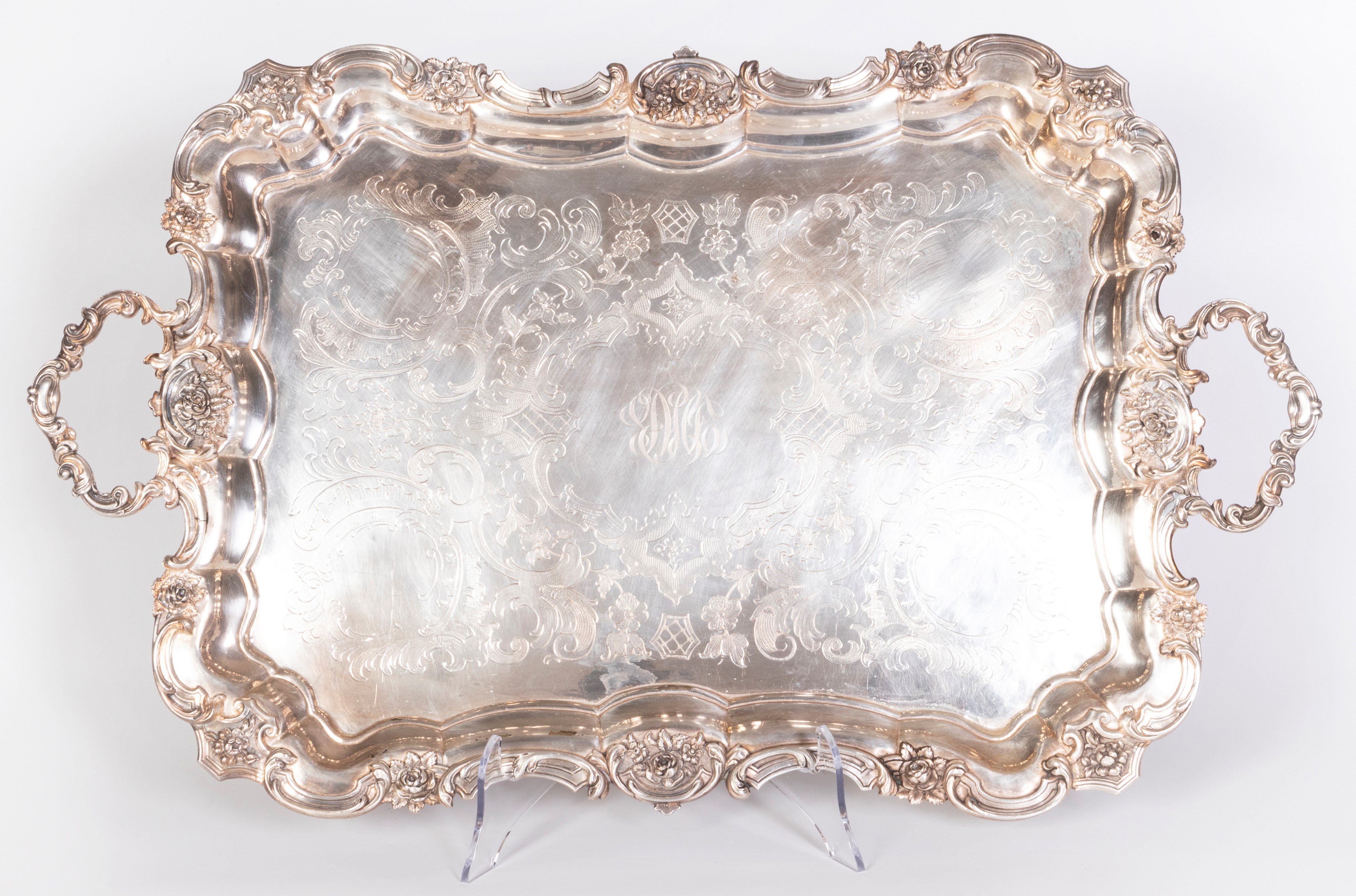 Grande Vassoio in Sheffield Plated