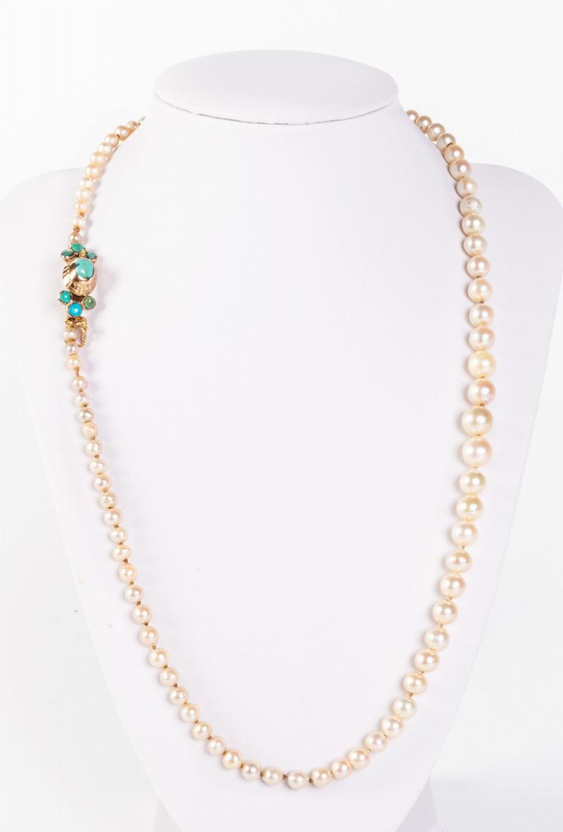 Collana di Perle Coltivate