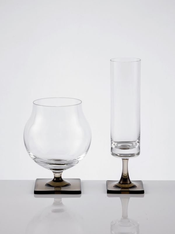 Set di bicchieri in cristallo Rosenthal "Studio-line"  - Auction L'Arte della Tavola - Casa d'aste Farsettiarte