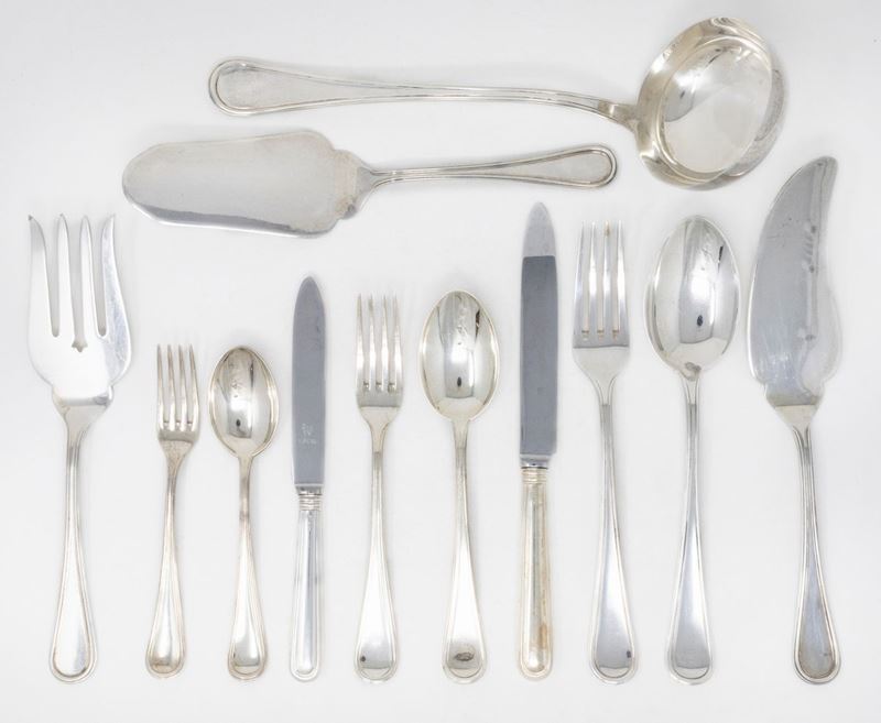 Servizio di Posate da Tavola in Argento