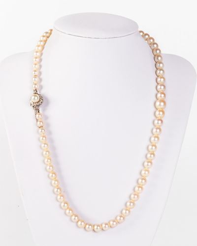 Collana di Perle Coltivate