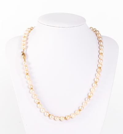 Collana di Perle Coltivate