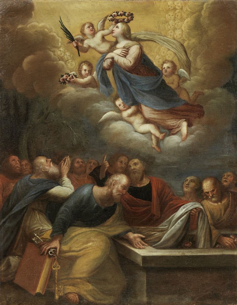 Scuola Emiliana Fine XVII Secolo - Assunzione della Vergine