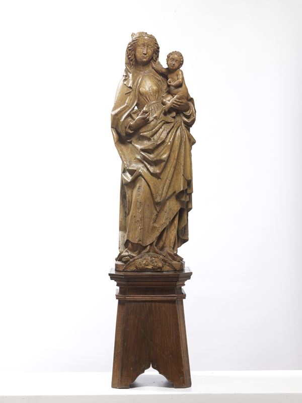 Scuola tedesca del XVI secolo - Madonna col Bambino