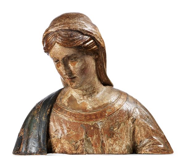 Scuola Italia centrale fine XVI secolo - Busto di Maria Vergine