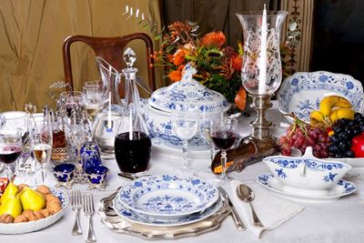 Servizio da Tavola in Porcellana Meissen "zwiebelmuster"