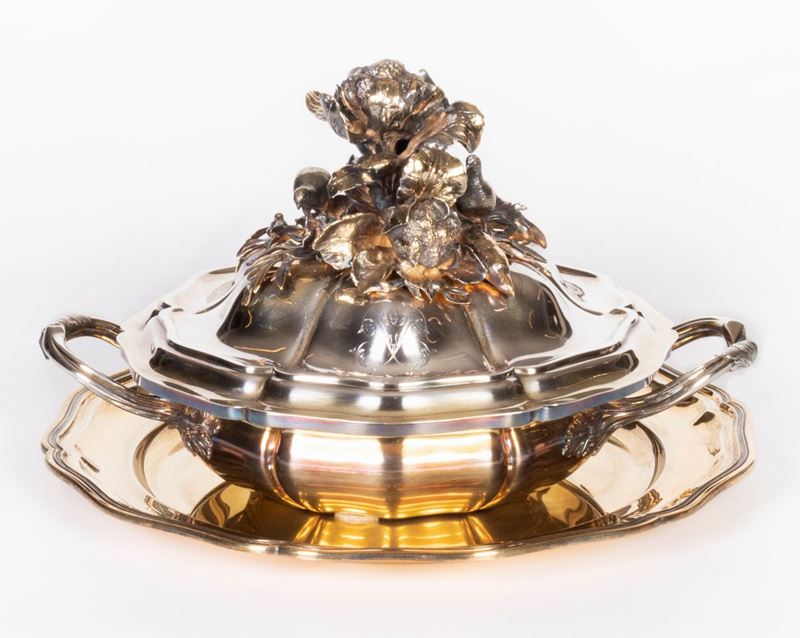 Legumiera in Argento Vermeille Froment Meurice