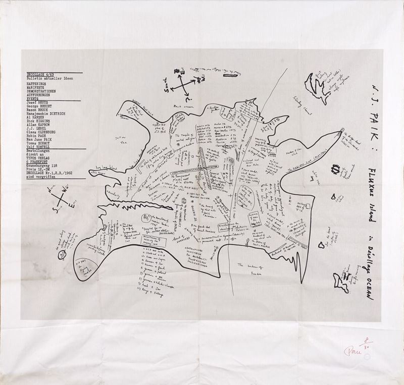 Nam June Paik - Fluxus Island in Décollage Ocean