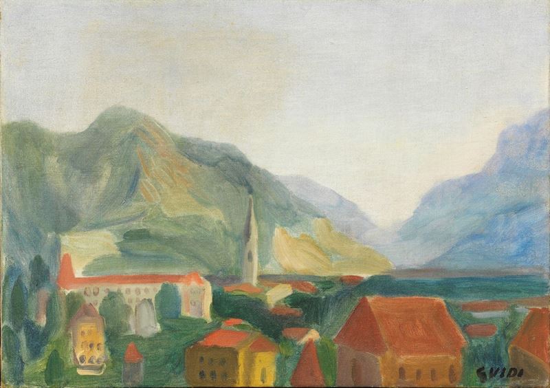 Virgilio Guidi - Paesaggio Montano