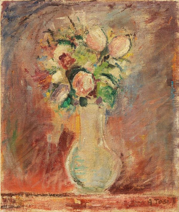Arturo Tosi - Vaso di fiori