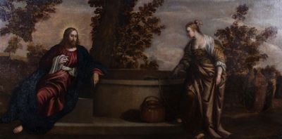 Cristo con la Samaritana al Pozzo
