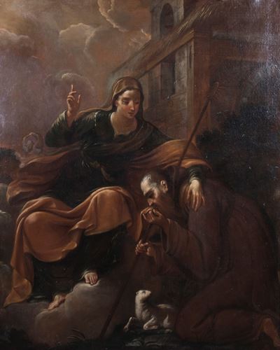 Madonna con San Francesco e L'agnello