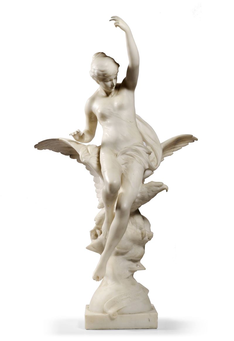Émile Louis Picault - Des Mystérieuses profondeurs elle apporte à l'homme l'étincelle divine, scu...