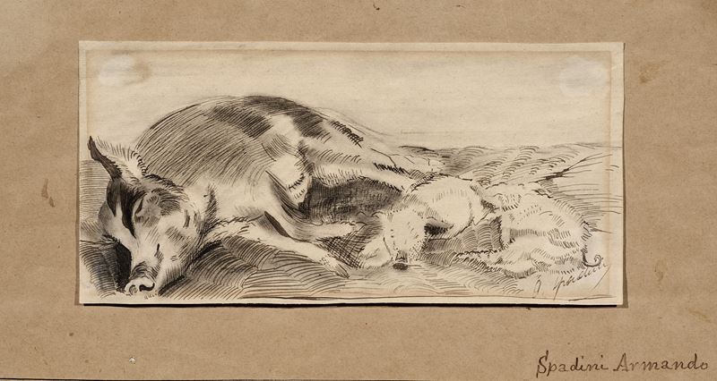Armando Spadini - La scrofa