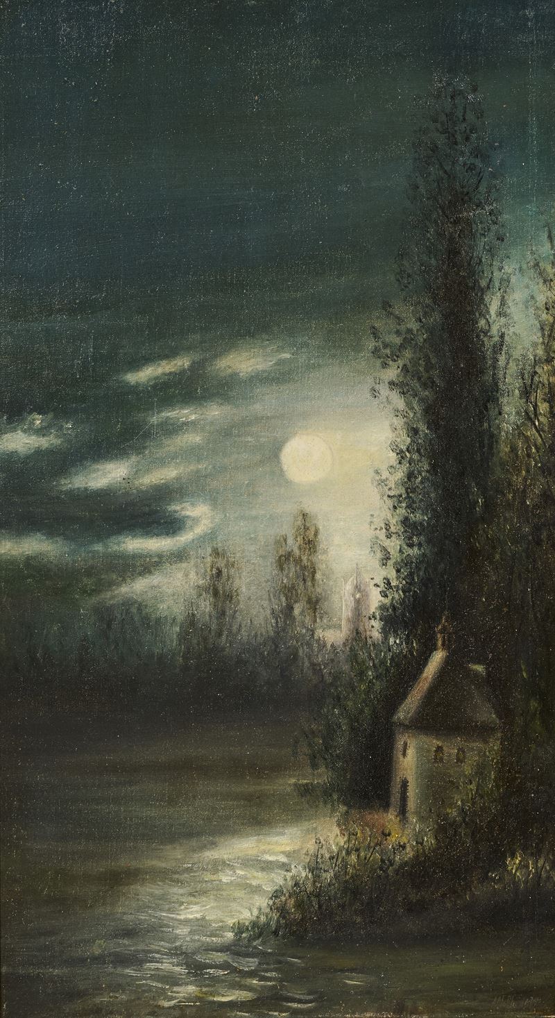Lev Feliksovich Lagorio - Luna Piena Sopra la Crimea