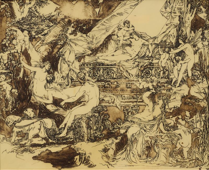 Hans Makart (D'aprés) - Composizione